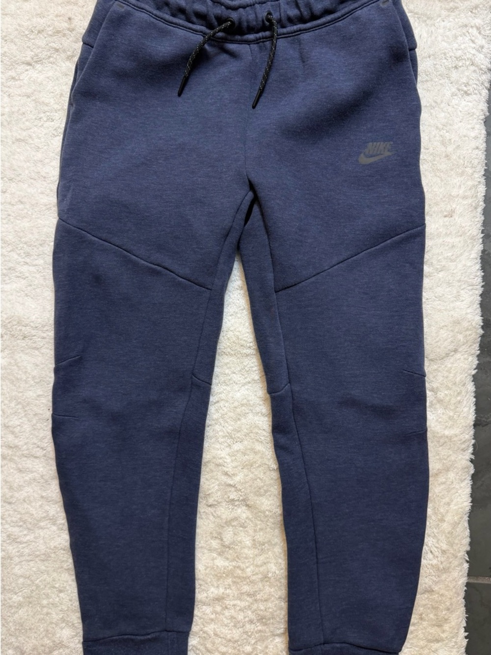 Nike Kids Navy Joggers with Drawstring Waist